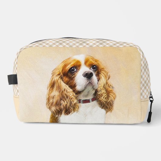 Cavalier King Charles Spaniel Cav Honden Kunst Sch Toilettasje (Voorkant)