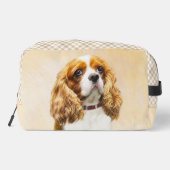 Cavalier King Charles Spaniel Cav Honden Kunst Sch Toilettasje (Achterkant)