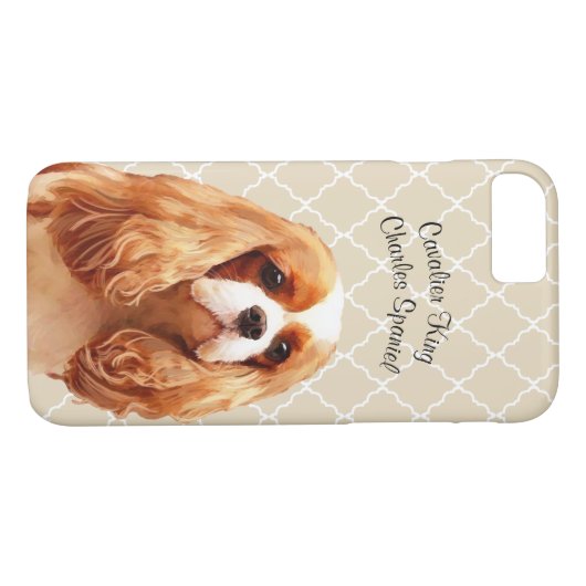 Cavalier King Charles Spaniel Cell Phone Case (Achterkant (Horizontaal))