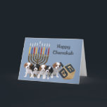 Cavalier King Charles Spaniel Chanukah Card Menora Feestdagen Kaart<br><div class="desc">Het herdenken van familie en vrienden tijdens het Chanoekaseizoen is een prachtige manier om contact te houden met de mensen waar je van houdt en waar je om geeft. Ik heb met liefde en zorg een Chanoekaartje voor honden gemaakt en ik ben er zeker van dat iedereen die van honden...</div>