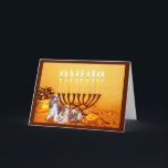 Cavalier King Charles Spaniel Chanukah Kaart Menor<br><div class="desc">Het herdenken van familie en vrienden tijdens het Chanoekaseizoen is een prachtige manier om contact te houden met de mensen waar je van houdt en waar je om geeft. Ik heb met liefde en zorg een Chanoekaartje voor honden gemaakt en ik ben er zeker van dat iedereen die van honden...</div>