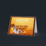 Cavalier King Charles Spaniel Chanukah Kaart Menor<br><div class="desc">Het herdenken van familie en vrienden tijdens het Chanoekaseizoen is een prachtige manier om contact te houden met de mensen waar je van houdt en waar je om geeft. Ik heb met liefde en zorg een Chanoekaartje voor honden gemaakt en ik ben er zeker van dat iedereen die van honden...</div>