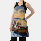 Cavalier King Charles Spaniel Christmas Boat Schort (Insitu)