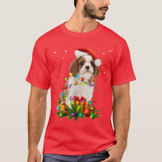 Cavalier King Charles Spaniel Christmas Lights Xma T-shirt