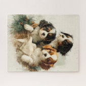 Cavalier King Charles Spaniel Christmas Puzzle Legpuzzel (Horizontaal)