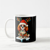 Cavalier King Charles Spaniel Christmas Reindeer P Koffiemok (Links)