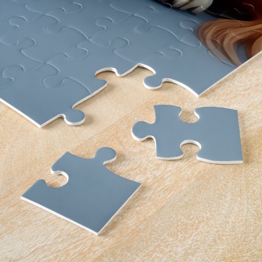 Cavalier King Charles Spaniel Christmas Train Legpuzzel (Zijkant)