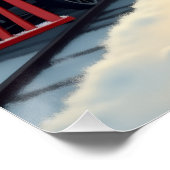 Cavalier King Charles Spaniel Christmas Train Perfect Poster (Hoek)