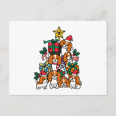 Cavalier King Charles Spaniel Christmas Tree Briefkaart (Voorkant)