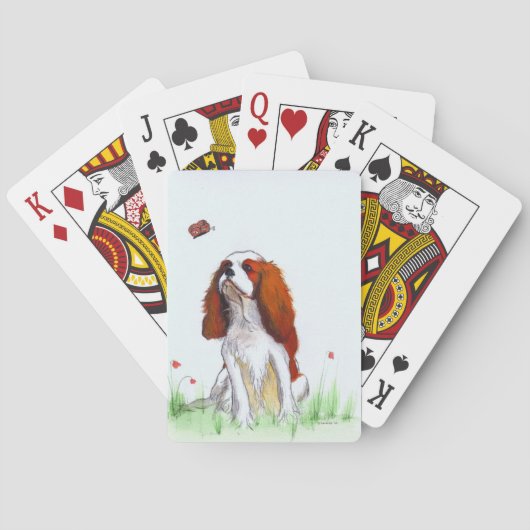 Cavalier King Charles Spaniel CKC Pokerkaarten (Achterkant)