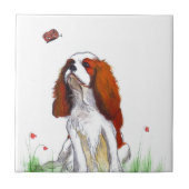 Cavalier King Charles Spaniel CKC Tegeltje (Voorkant)