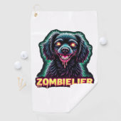 Cavalier King Charles Spaniel CKCS Zombie Dog Hall Golfhanddoek (Insitu)