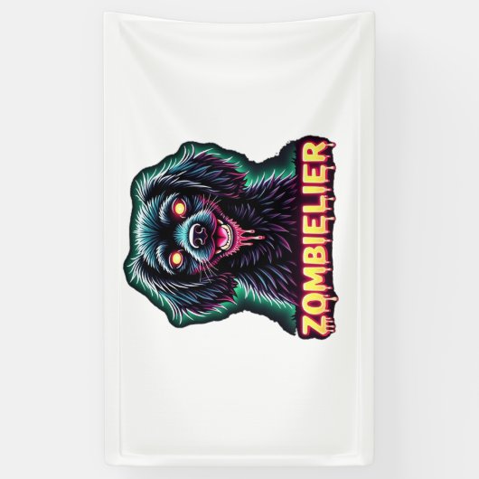 Cavalier King Charles Spaniel CKCS Zombie Dog Hall Spandoek (Verticaal)