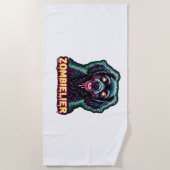 Cavalier King Charles Spaniel CKCS Zombie Dog Hall Strandlaken (Voorkant)