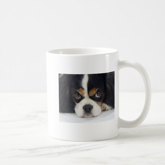 Cavalier King Charles Spaniel Coffee Cup Tri-Color Koffiemok (Rechts)