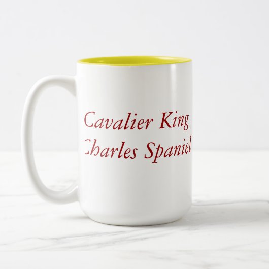 Cavalier King Charles Spaniel Coffee Mok (Links)