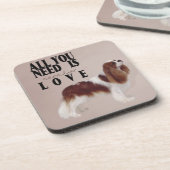 Cavalier King Charles Spaniel Cork Onderzetter (Linkerzijde)