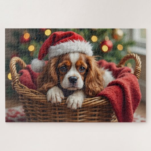 Cavalier King Charles Spaniel Cozy Basket Legpuzzel (Horizontaal)