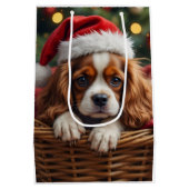 Cavalier King Charles Spaniel Cozy Basket Medium Cadeauzakje (Achterkant)