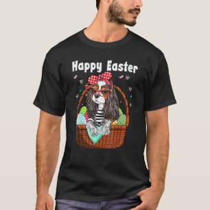 Cavalier King Charles Spaniel Cute Happy Paast Eg T-shirt