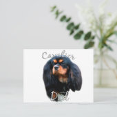 Cavalier King Charles Spaniel Dad 2 Briefkaart (Staand voorkant)