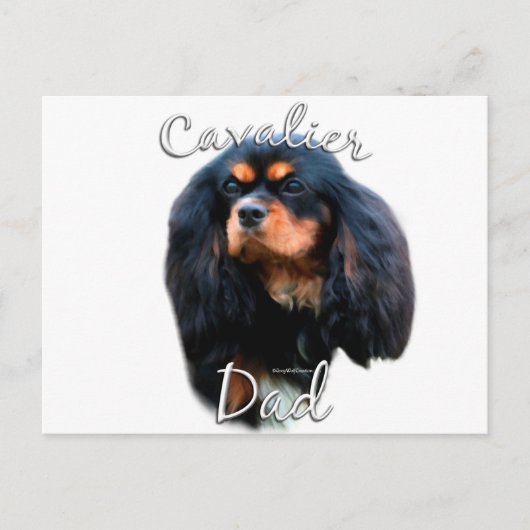 Cavalier King Charles Spaniel Dad 2 Briefkaart (Voorkant)