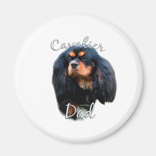 Cavalier King Charles Spaniel Dad 2 Magneet (Voorkant)