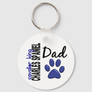 Cavalier King Charles Spaniel Dad 2 Sleutelhanger