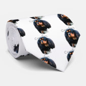 Cavalier King Charles Spaniel Dad 2 Stropdas (Opgerold)