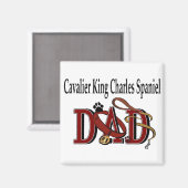 Cavalier King Charles Spaniel DAD Gifts Magneet (Voorkant / Achterkant)