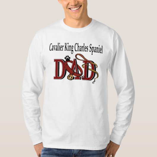 Cavalier King Charles Spaniel DAD Gifts T-shirt (Voorkant)