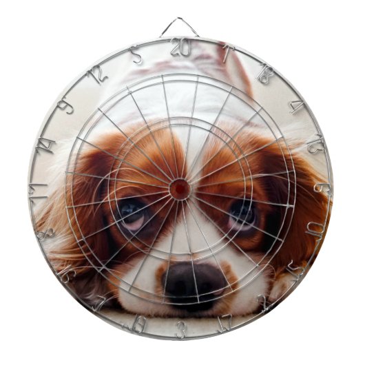 Cavalier King Charles Spaniel Dartbord (Voorkant)