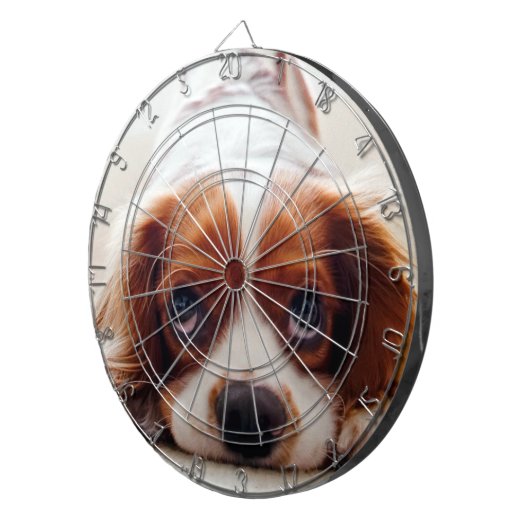 Cavalier King Charles Spaniel Dartbord (Voorkant Rechts)