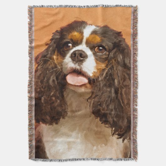 Cavalier King Charles Spaniel Deken (Voorkant Verticaal)