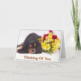 Cavalier King Charles Spaniel Denk Aan Jou Kaart