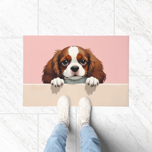 Cavalier King Charles Spaniel deurmat Kunst (Binnen)