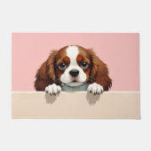 Cavalier King Charles Spaniel deurmat Kunst (Voorkant)