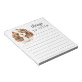 Cavalier King Charles Spaniel doet dingen naar Fet Notitieblok (Schuin)