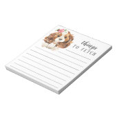 Cavalier King Charles Spaniel doet dingen naar Fet Notitieblok (Linkerzijde)