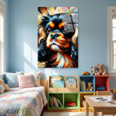 Cavalier King Charles Spaniel Dog Acrylic Print Perfect Poster