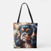 Cavalier King Charles Spaniel Dog Acrylic Print Tote Bag (Achterkant)