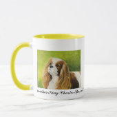 Cavalier King Charles Spaniel Dog Art Mok (Links)