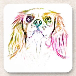 Cavalier King Charles Spaniel Dog Art Painting Bier Onderzetter