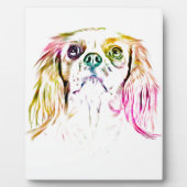 Cavalier King Charles Spaniel Dog Art Painting Fotoplaat (Voorkant)