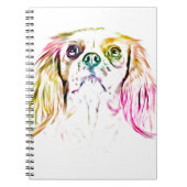 Cavalier King Charles Spaniel Dog Art Painting Notitieboek (Voorkant)