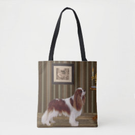 Cavalier King Charles Spaniel Dog Art Tote Bag