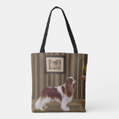 Cavalier King Charles Spaniel Dog Art Tote Bag (Achterkant)