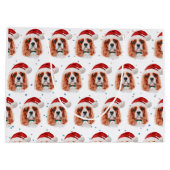 Cavalier King Charles Spaniel Dog Breed Christmas Groot Cadeauzakje (Achterkant)