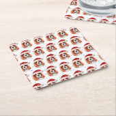 Cavalier King Charles Spaniel Dog Breed Christmas Kartonnen Onderzetters (Schuin)