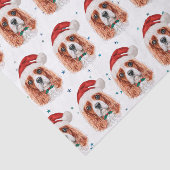Cavalier King Charles Spaniel Dog Breed Christmas Tissuepapier (Detail)